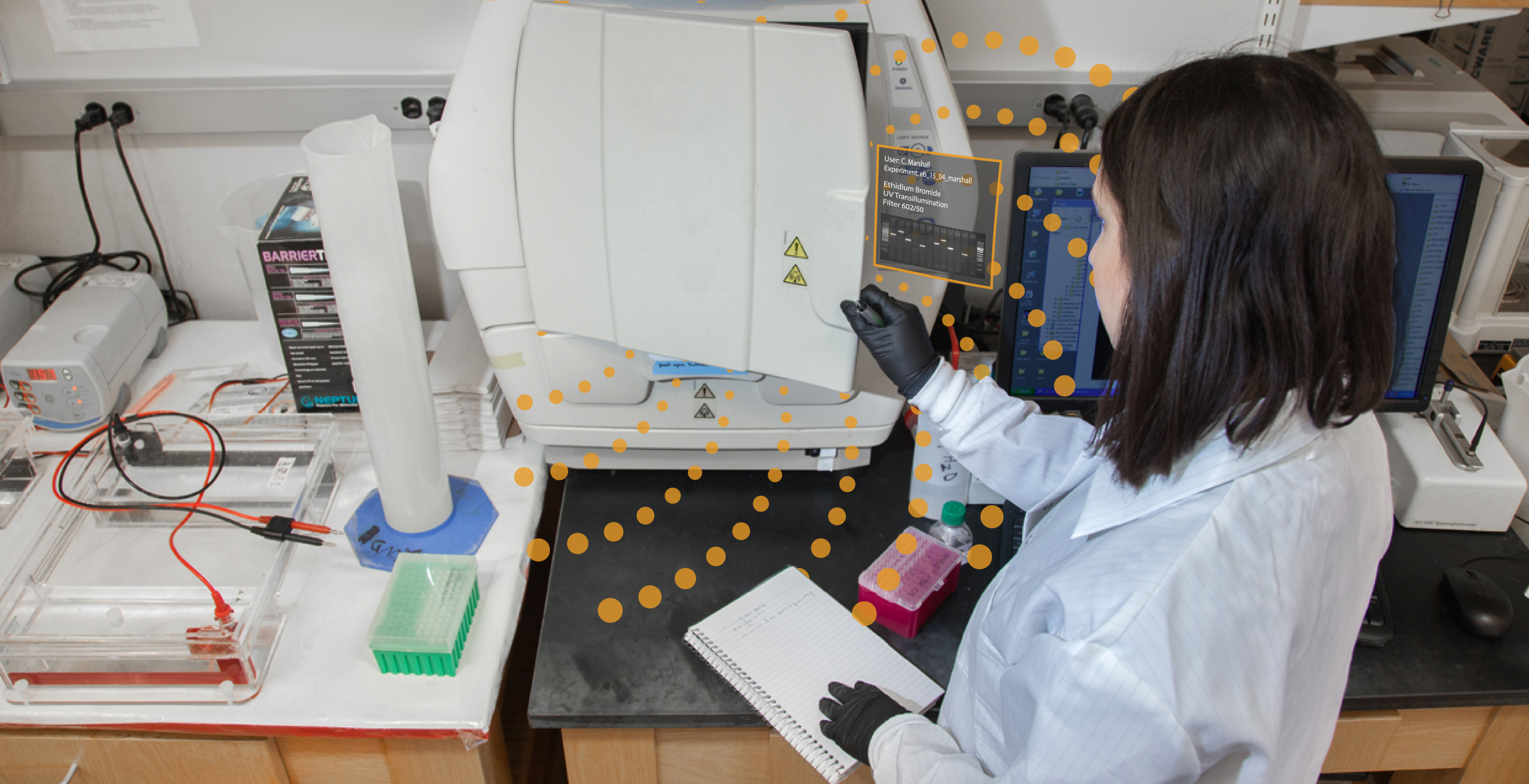 uploading biological equipment data to the cloud